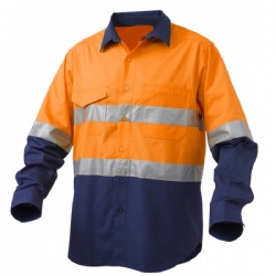 Hi Vis long sleeve work shirt